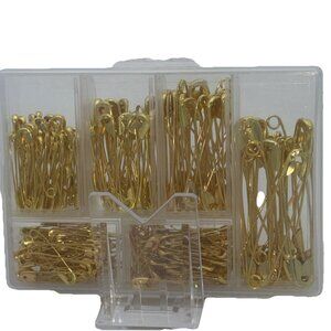 Clothes Pins 260 Lg Assorted Sizes Crafts, Arts Sewing Practical Safety Pins NIB